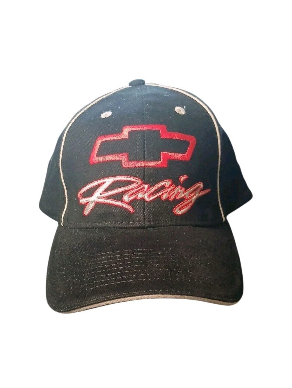 Chevy Embroidered Logo Racing Team Adjustable Dad Cap 90's